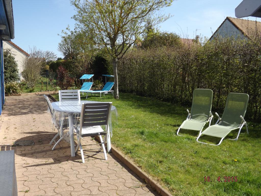 Au Chti Normand Hermanville-sur-Mer Bagian luar foto